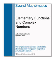 Elementary Functions and Complex Numbers for STEM Student training